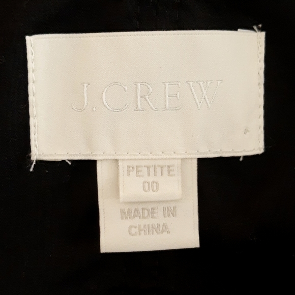 J. Crew Cathleen Black Lace Strapless Party Dress, Size Petite 00 - Picture 7 of 9